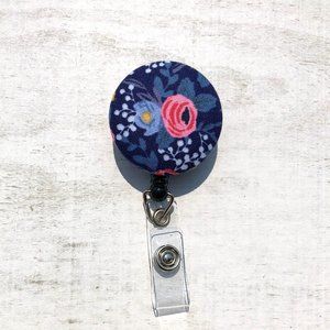 Rifle Paper Co. Retractable Floral Badge Reel